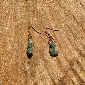 3 for $10 handmade Green Aventurine earrings